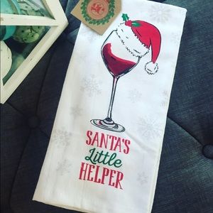 SUPER CUTE Christmas dish towel